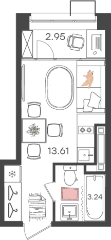 Купить Студию в ЖК Новая Жизнь Львовская в Нижнем Новгороде. Вариант № 131918, 0, площадь -  квм, цена 3892680 рублей