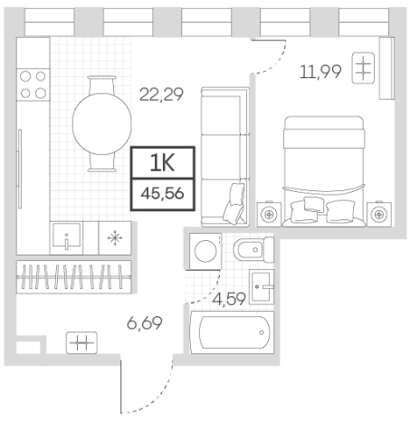 Купить квартиру у метро Тульская в Москве. Вариант № 78551, 0, площадь -  квм, цена 22324400 рублей