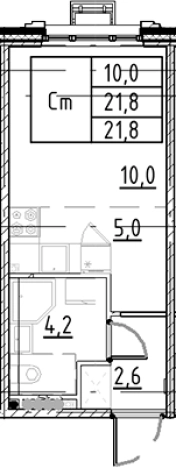 Купить Студию в новостройках в ЖК Пулково Lake в Санкт-Петербурге. Вариант № 7597825, 0, площадь -  квм, цена 5633708 рублей