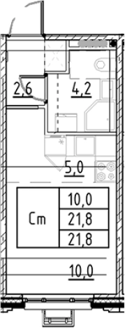 Купить квартиру в новостройках у метро Купчино в Санкт-Петербурге. Вариант № 7597480, 0, площадь -  квм, цена 5393450 рублей