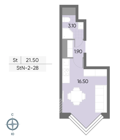 Купить Студию в ЖК Wave в Москве. Вариант № 9333650, 0, площадь -  квм, цена 12075131 рублей