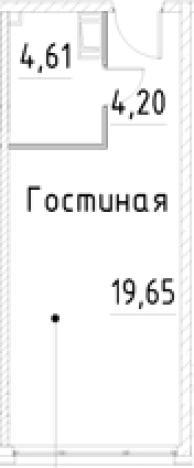 Купить Студию в новостройках на улице проспект Большевиков в Санкт-Петербурге. Вариант № 7596823, 0, площадь -  квм, цена 5844860 рублей