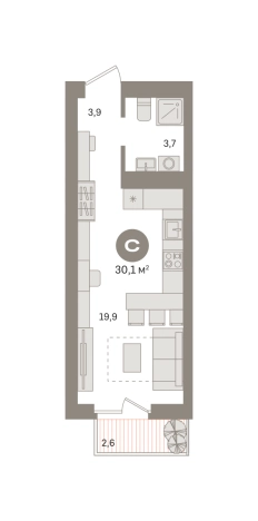 Купить квартиру в районе Нижегородский в Москве. Вариант № 9542673, 0, площадь -  квм, цена 14490000 рублей