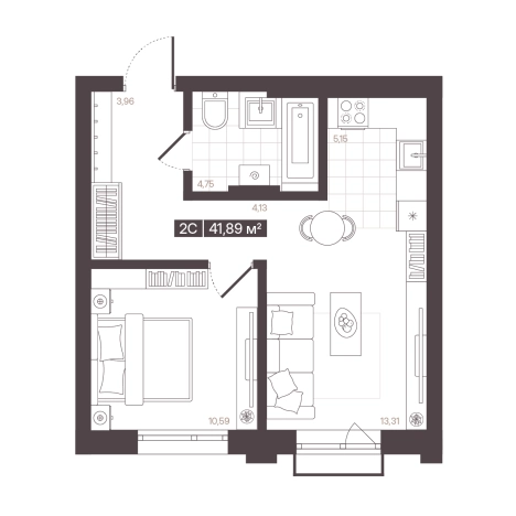 Купить квартиру в новостройках в Кемерове. Вариант № 170682, 0, площадь -  квм, цена 7389456 рублей