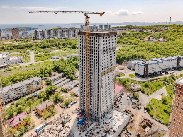 Купить однокомнатную квартиру в ЖК Тихвинский в Владивостоке. Вариант № 5268542, 34, площадь -  квм, цена 7073450 рублей