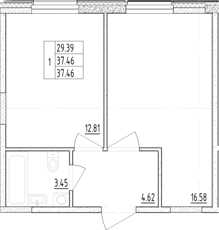 Купить однокомнатную квартиру на улице Коломяжский проспект в Санкт-Петербурге. Вариант № 6209719, 0, площадь -  квм, цена 8785681 рублей
