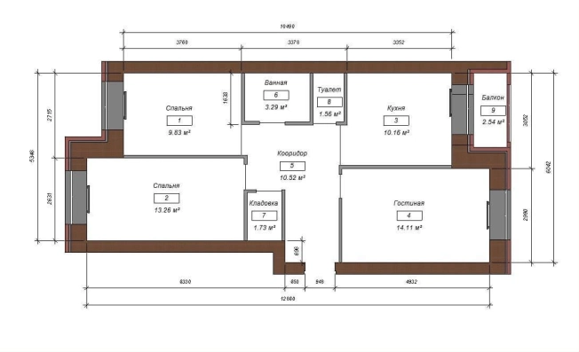 Купить трехкомнатную квартиру в Королёве. Вариант № 1161712, 0, площадь - квм, цена 10350000 рублей