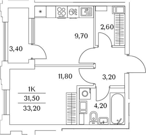 Купить однокомнатную квартиру в новостройках на улице Планерная в Санкт-Петербурге. Вариант № 8102652, 0, площадь -  квм, цена 10718444 рублей
