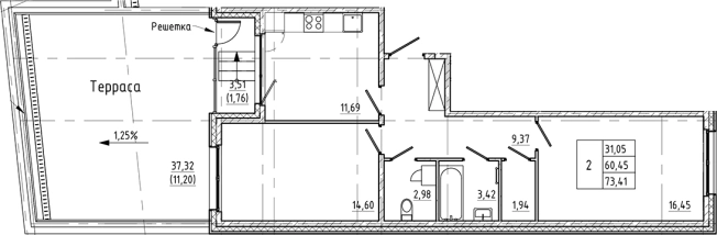 Купить двухкомнатную квартиру в ЖК Регенбоген в Санкт-Петербурге. Вариант № 7598408, 0, площадь -  квм, цена 29367600 рублей