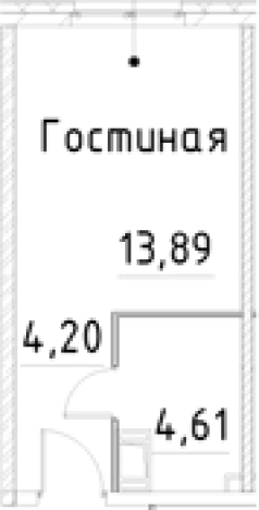 Купить Студию в новостройках на улице проспект Большевиков в Санкт-Петербурге. Вариант № 7596400, 0, площадь -  квм, цена 4956480 рублей