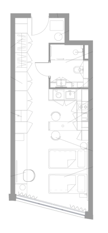 Купить Студию у метро Московская в Санкт-Петербурге. Вариант № 8994507, 0, площадь -  квм, цена 12318500 рублей