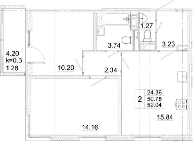 Купить трехкомнатную квартиру в ЖК Аэросити в Санкт-Петербурге. Вариант № 8999509, 0, площадь -  квм, цена 9367200 рублей