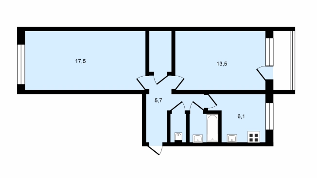 Купить квартиру в Вологодской области. Вариант № 1726540, 10, площадь -  квм, цена 4100000 рублей