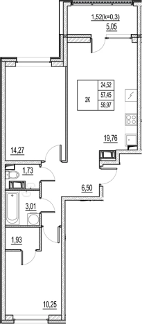 Купить квартиру в новостройках в ЖК Город-спутник Южный в Санкт-Петербурге. Вариант № 7573438, 0, площадь -  квм, цена 10250000 рублей