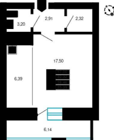 Купить Студию в ЖК Мечтатели, д. 8 в Чите. Вариант № 161590, 0, площадь -  квм, цена 6501974 рублей