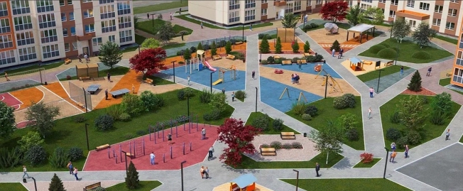 . Вариант № 73656, 1, площадь - 70.94 квм, цена 6171780 рублей