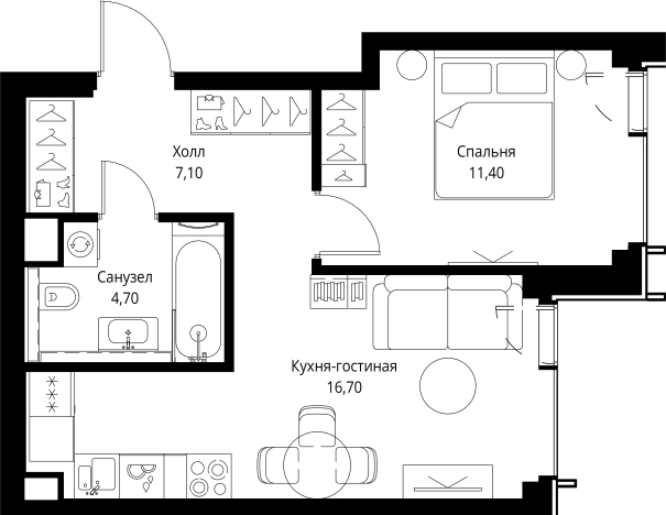 Купить квартиру в ЖК VEER в Москве. Вариант № 5846120, 0, площадь - квм, цена 25895100 рублей
