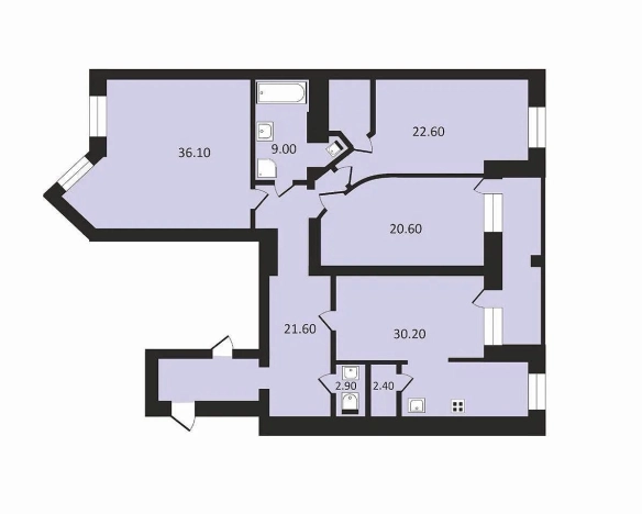 Купить пятикомнатную квартиру в Нижегородской области. Вариант № 2893384, 1, площадь -  квм, цена 48000000 рублей