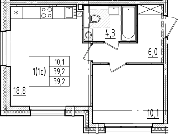 Купить двухкомнатную квартиру в ЖК Большая Охта в Санкт-Петербурге. Вариант № 6244432, 0, площадь -  квм, цена 13606712 рублей
