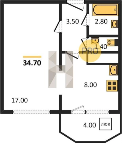 Купить квартиру в ЖК Береговой в Приморском крае. Вариант № 72425, 0, площадь -  квм, цена 3123000 рублей
