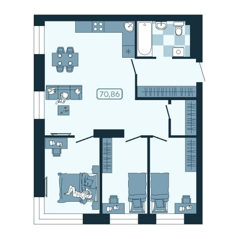 Купить четырехкомнатную квартиру в Приморском крае. Вариант № 5548267, 0, площадь -  квм, цена 12113517 рублей