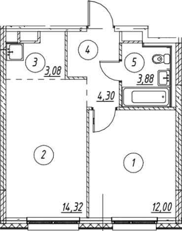 Купить двухкомнатную квартиру в новостройках в ЖК Новые Лаврики в Мурине. Вариант № 7253286, 0, площадь -  квм, цена 7754295 рублей