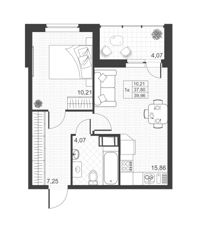 Купить квартиру в новостройках на улице Ново-Антропшинская в Коммунаре. Вариант № 75799, 0, площадь -  квм, цена 5862820 рублей