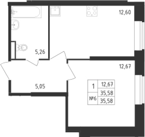 Купить однокомнатную квартиру в ЖК Живи! В Рыбацком в Санкт-Петербурге. Вариант № 6631100, 0, площадь -  квм, цена 8782144 рублей