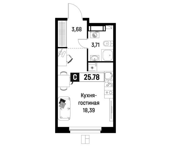 Купить квартиру в новостройках в ЖК Максималист в Мурине. Вариант № 6866861, 0, площадь -  квм, цена 4579089 рублей