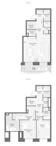 Купить квартиру в районе Хамовники в Москве. Вариант № 169926, 0, площадь -  квм, цена 476190000 рублей