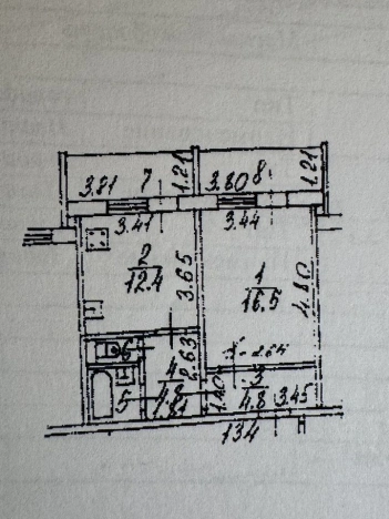 Купить однокомнатную квартиру в Микрорайоне Новое Ступино, село Верзилово в Московской области. Вариант № 10498417, 6, площадь - квм, цена 6200000 рублей