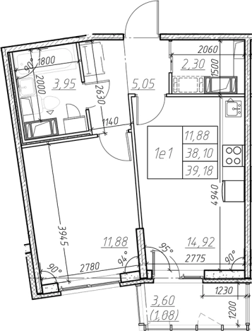 Купить двухкомнатную квартиру на улице Оборонная в Мурине. Вариант № 6853578, 0, площадь -  квм, цена 6000750 рублей