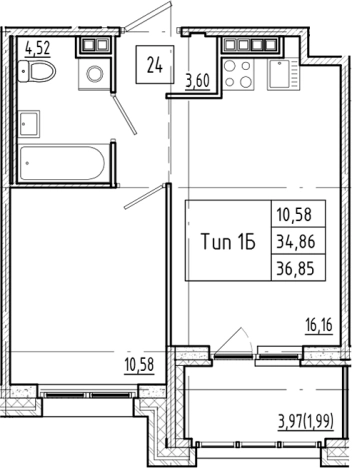 Купить двухкомнатную квартиру в ЖК Ranta Residence в Санкт-Петербурге. Вариант № 6056439, 0, площадь -  квм, цена 17319500 рублей