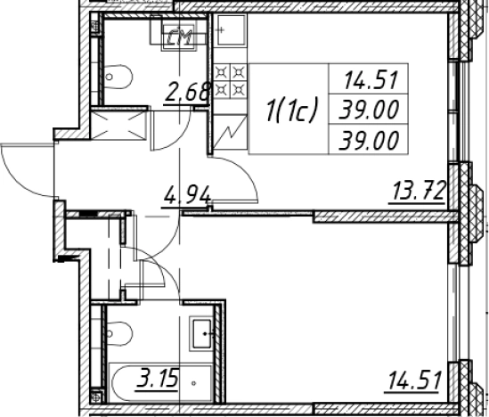 Купить двухкомнатную квартиру в новостройках в ЖК Цивилизация на Неве в Санкт-Петербурге. Вариант № 7849986, 0, площадь -  квм, цена 11155209 рублей