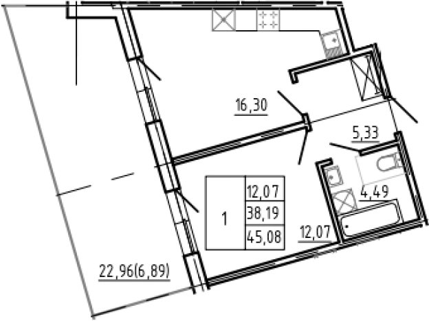 Купить двухкомнатную квартиру в районе исторический  Разлив в Санкт-Петербурге. Вариант № 87468, 0, площадь -  квм, цена 20806674 рублей