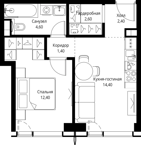 Купить квартиру у метро Мякинино в Москве. Вариант № 9940891, 0, площадь -  квм, цена 20012378 рублей