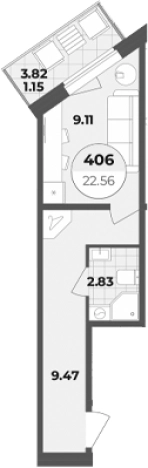 Купить Студию в новостройках у метро Лиговский проспект в Санкт-Петербурге. Вариант № 6855408, 0, площадь -  квм, цена 8552250 рублей