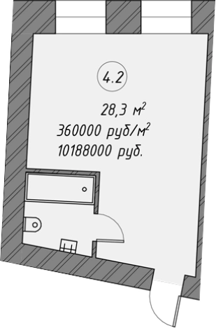 Купить квартиру в новостройках у метро Лиговский проспект в Санкт-Петербурге. Вариант № 7266819, 0, площадь -  квм, цена 9504000 рублей