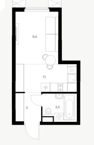 Купить квартиру в ЖК Савин Парк в Нижегородской области. Вариант № 2797308, 0, площадь -  квм, цена 5055400 рублей
