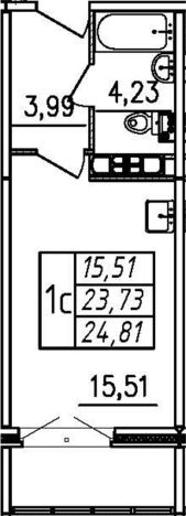 Купить квартиру в новостройках в ЖК Меридиан.Шушары в Санкт-Петербурге. Вариант № 6887820, 0, площадь -  квм, цена 4341750 рублей