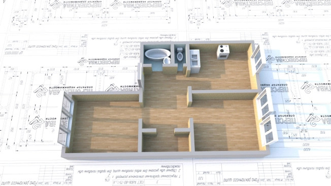. Вариант № 33468, 14, площадь - 55 квм, цена 4999999 рублей