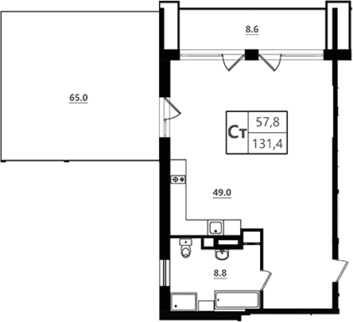 Купить квартиру в новостройках в ЖК Морская Ривьера в Санкт-Петербурге. Вариант № 4044003, 0, площадь -  квм, цена 61914760 рублей