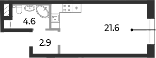 Купить Студию на вторичке в ЖК Neva Haus в Санкт-Петербурге. Вариант № 5254503, 0, площадь -  квм, цена 19473500 рублей