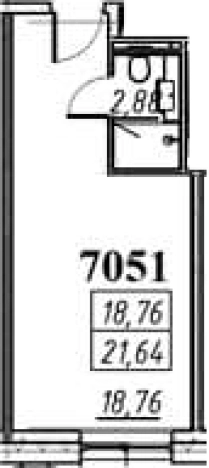 Купить Студию в ЖК Апарт-отель YE’S Primorsky в Санкт-Петербурге. Вариант № 6229855, 0, площадь -  квм, цена 6773320 рублей