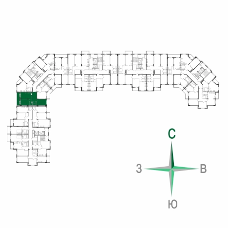 Купить квартиру в ЖК "Триумфальный" в микрорайоне Славный в Коврове. Вариант № 6848761, 1, площадь -  квм, цена 5708379 рублей