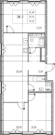 Купить многокомнатную квартиру в ЖК Стороны Света 2 в Ленинградской области. Вариант № 7790518, 0, площадь -  квм, цена 11958000 рублей