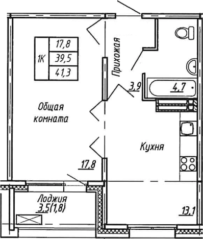 Купить однокомнатную квартиру у метро Рыбацкое в Ленинградской области. Вариант № 7783931, 0, площадь -  квм, цена 6773200 рублей