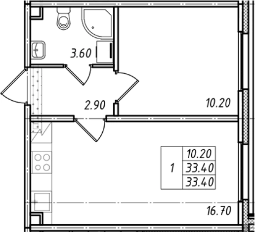 Купить квартиру в новостройках у метро Проспект Большевиков в Ленинградской области. Вариант № 7598611, 0, площадь -  квм, цена 5125898 рублей