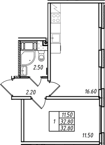 Купить двухкомнатную квартиру на улице Александра Разгонина в Ленинградской области. Вариант № 9502827, 0, площадь -  квм, цена 5359347 рублей