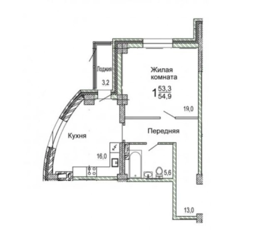 Купить однокомнатную квартиру в ЖК Золотая долина в Приморском крае. Вариант № 9425925, 0, площадь -  квм, цена 5764500 рублей